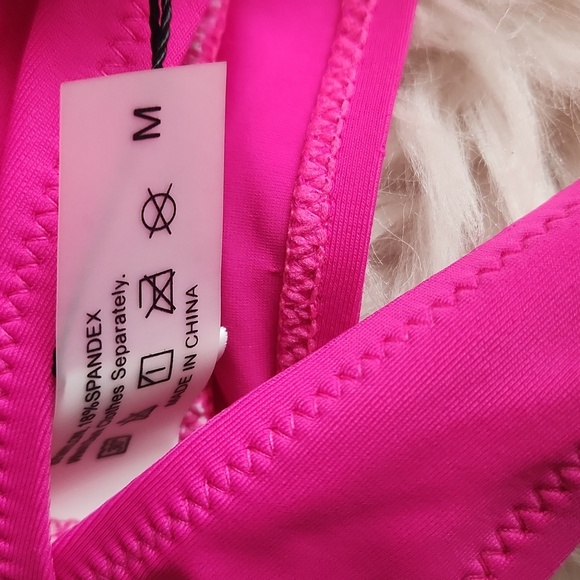 Tempt Me Pink Halter Bikini Top - Picture 5 of 5